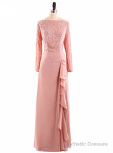Full Sleeves Zipper Back Beading Mother of the Bride Dresses